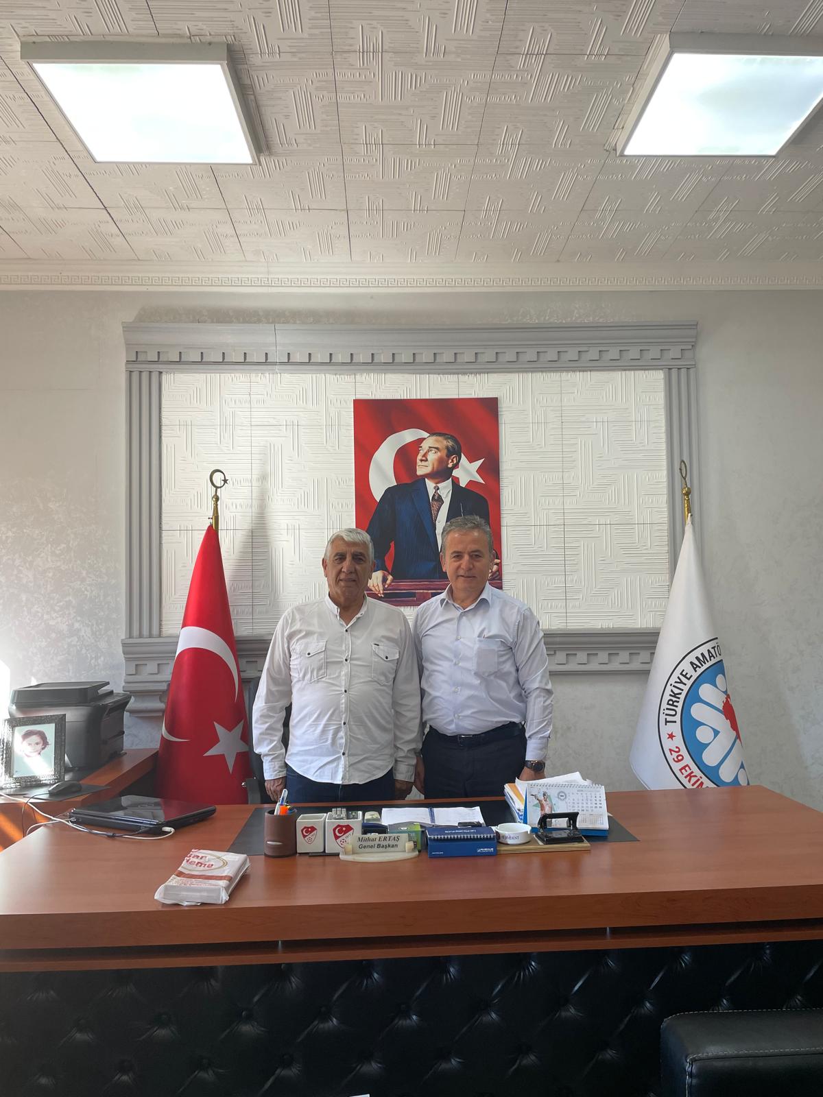 Burdur ASKF Başkanın'dan Ziyaret